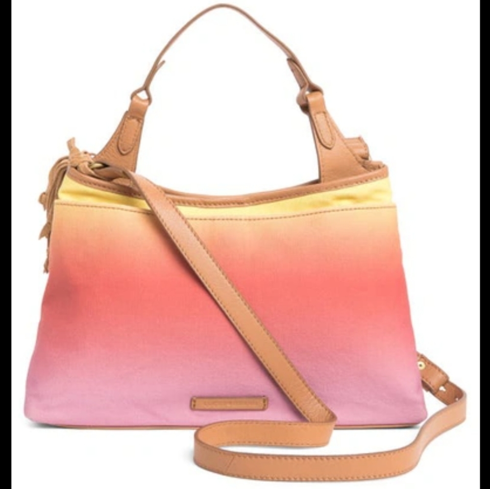 Lucky Brand Holi Ombre Satchel in Sunrise gradient